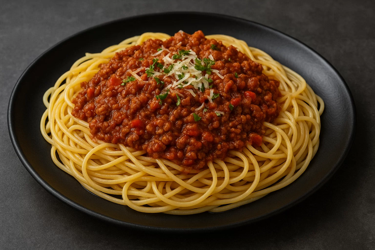 Spaghetti * Bollognaise* – mljevena junetina u rajčica i bosiljak umaku - NutriBox Spaghetti * Bollognaise* - mljevena junetina u rajčica i bosiljak umaku