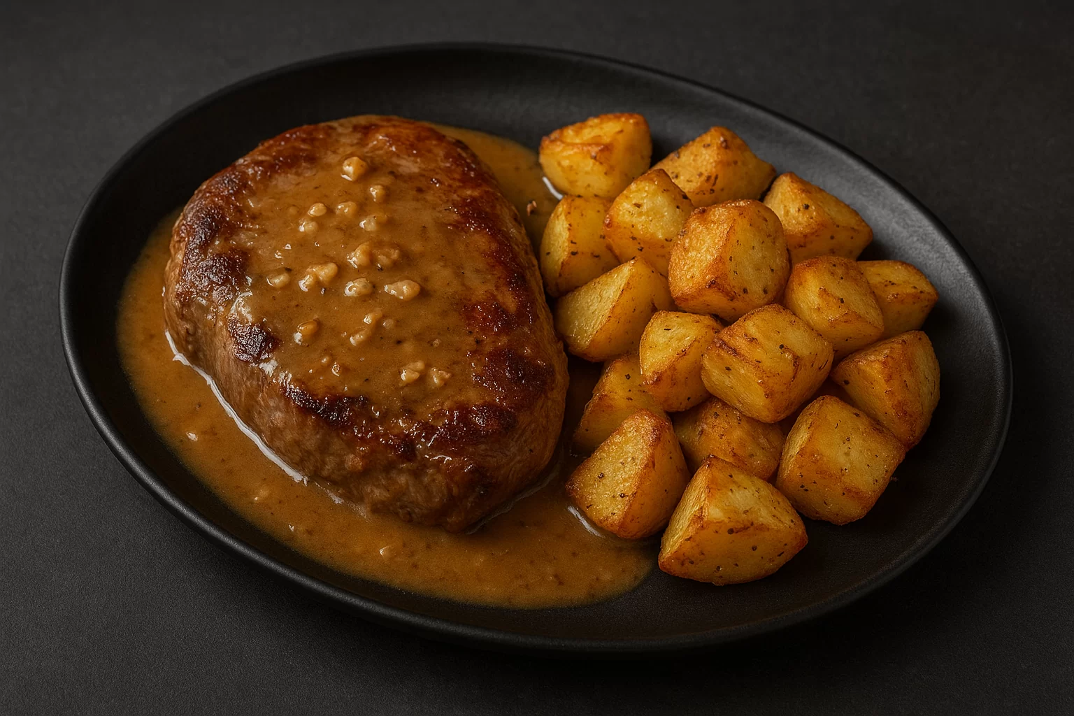 samoborski odrezak u umaku od češnjaka i vina – pečeni krumpir - NutriBox samoborski odrezak u umaku od češnjaka i vina - pečeni krumpir